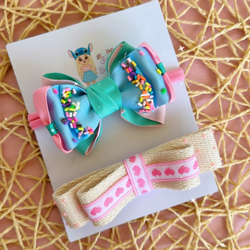 Colorful Hair Bow Set